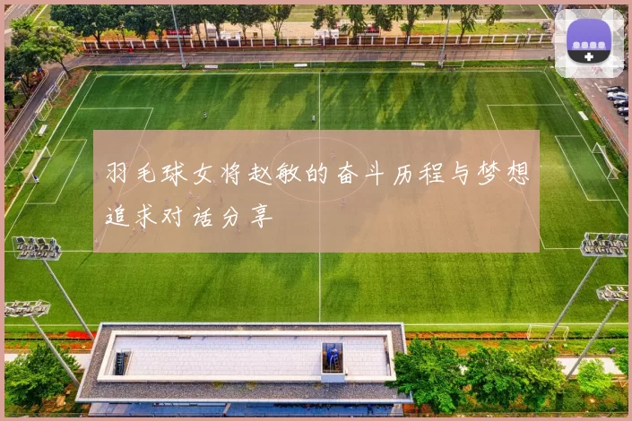 羽毛球女将赵敏的奋斗历程与梦想追求对话分享