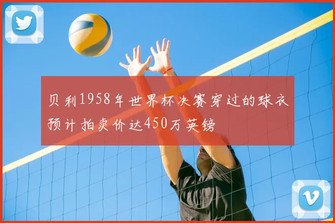 贝利1958年世界杯决赛穿过的球衣预计拍卖价达450万英镑