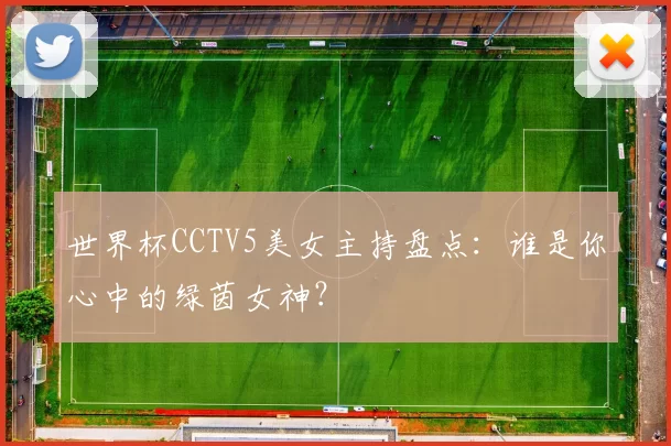 世界杯CCTV5美女主持盘点:谁是你心中的绿茵女神?